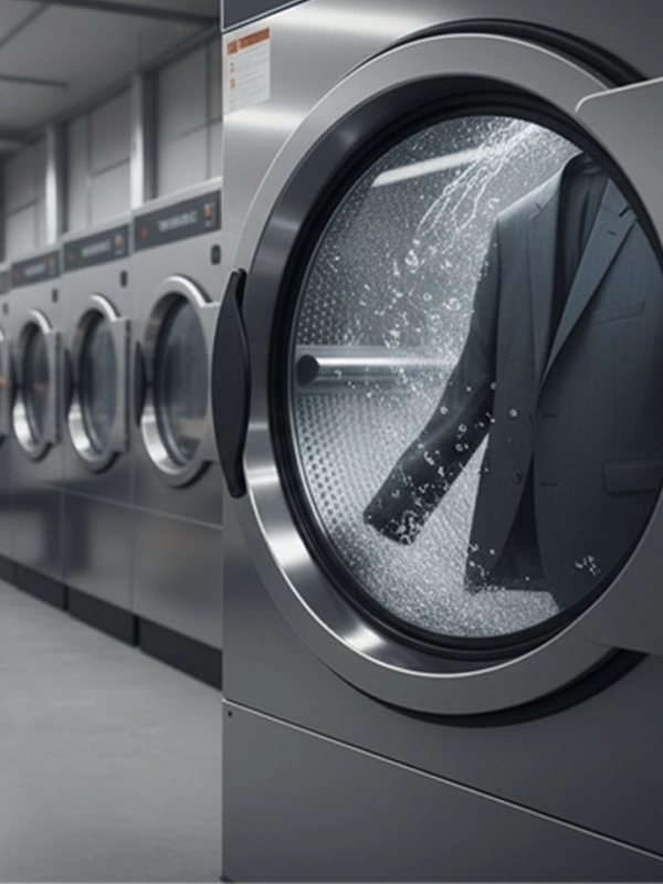 Fresh pomegranates cut open on a dark background